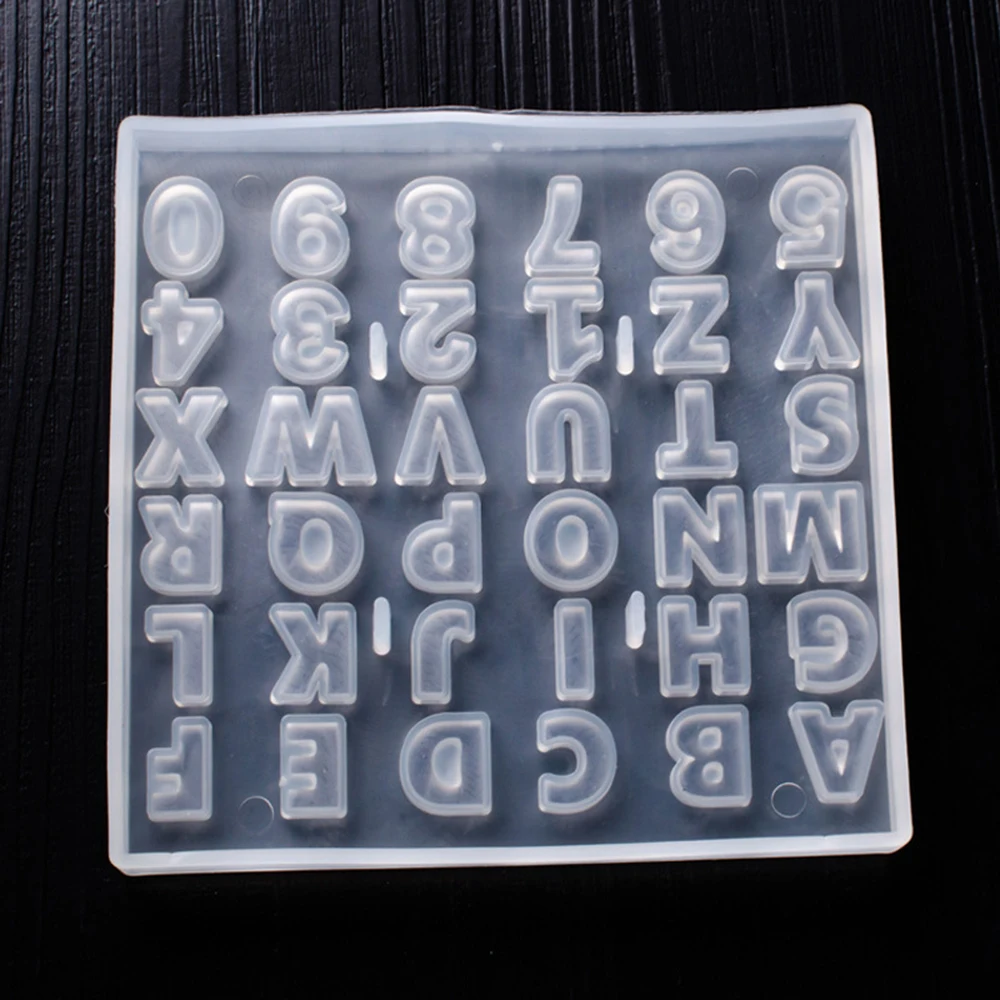

3D Alphabet DIY Silicone Mold Creative Numbers and Letters Design Shaped Handmade Cake Decorating Mould Garland Fondant Molds