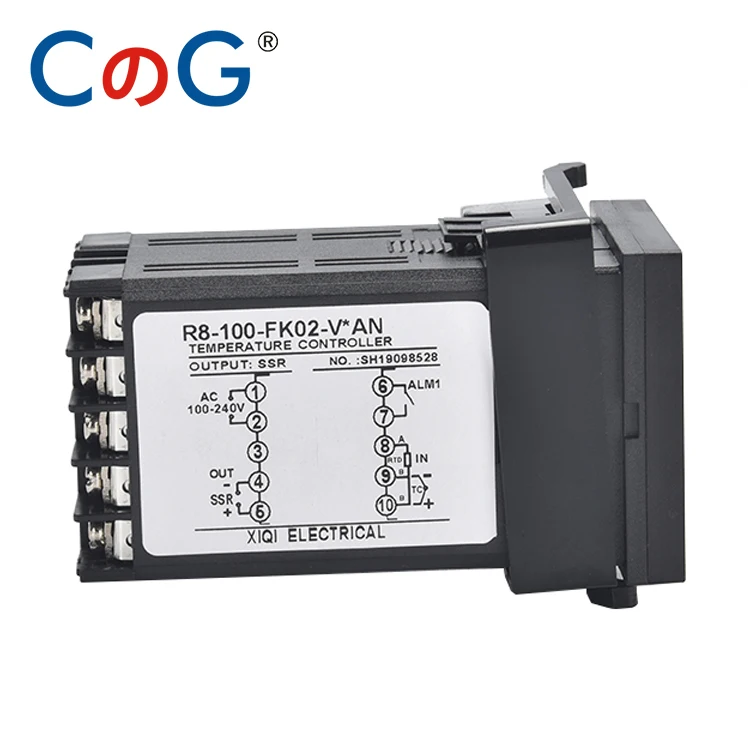 Goedkoop R8 100 Meerdere Input K J PT100 Thermostaat Ac 220V Digitale Uitgang Ssr Relais 1300 Graden Pid Programmeerbare Temperatuurregelaar