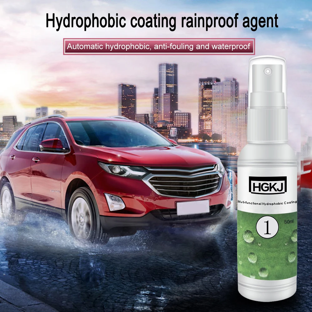 Горячая HGKJ-1-50ml многофункциональное непромокаемое нано-гидрофобное покрытие автомобильная краска гидрофобное покрытие Чистка автомобиля обслуживание