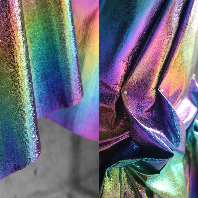 90X135 см/шт. Матовая текстурированная искусственная кожа Ностальгический вертикальный дизайн ткань одежда из искусственной кожи пальто высшего качества ткань