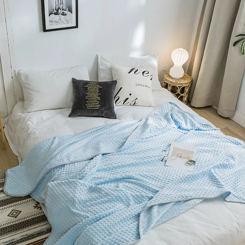 LREA фланель кораллового цвета флис теплое одеяло пледы на кровать/диван/массажное кресло/Самолет украшения одеяла 6 чистых цветов пузырь