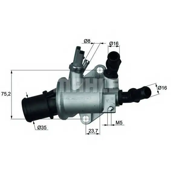 Термостат Fiat Croma, Opel Astra/VectraC 1.9Di/CDTi 04 MAHLE KNE