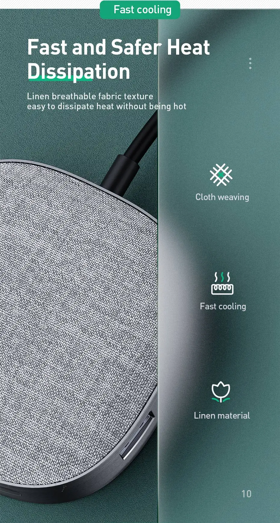 Hub Baseus LV750 với chip xử lý thông minh