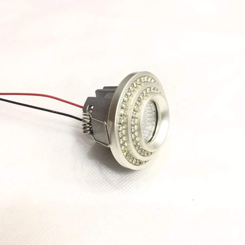 10 единиц 3 W светодиодный мини Einbauleuchte круглым verstellbarer пятно Deckenlampe 220 V светодиодный-Schrankleuchte