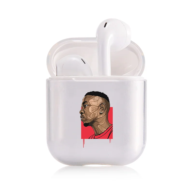 1200053 Чехол travis scott для Airpods Роскошный прозрачный мягкий чехол для Air Pods чехол Bluetooth беспроводные наушники для AirPod 2 Чехол - Цвет: 1200053
