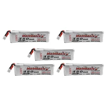 FFYY-AHTECH 5 шт. бесступенчатая батарея 3,8 V 450MAh 85C 1S LiPo батарея для квадрокоптера