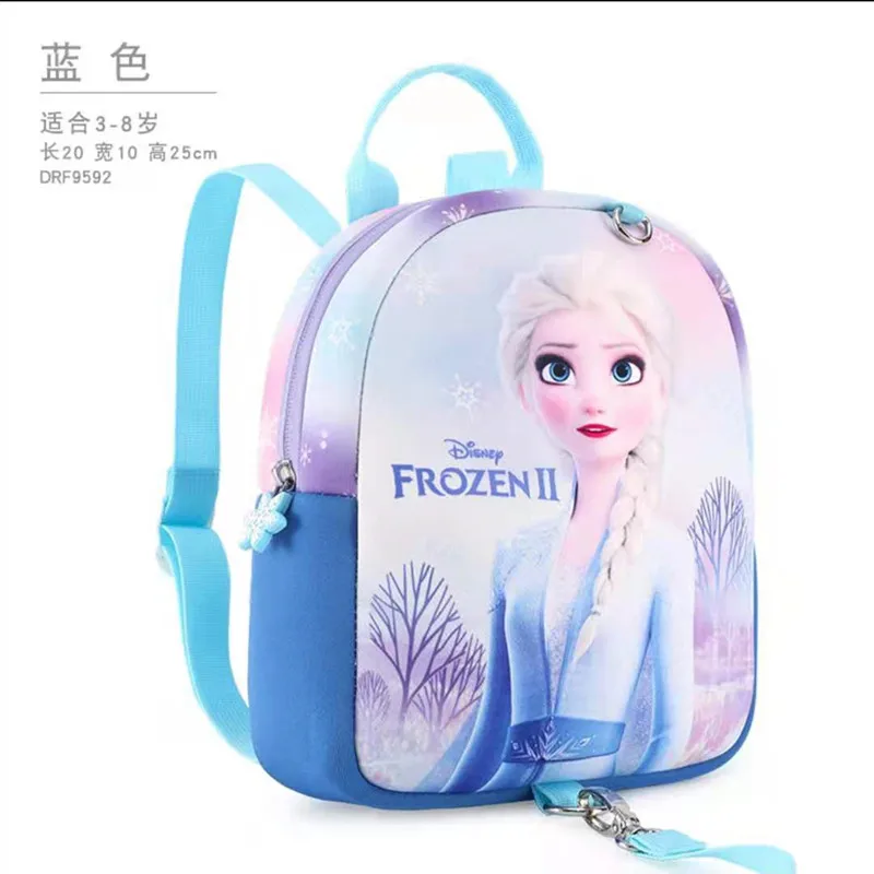 Disney Frozen Kindergarten Girl Children's Backpack Elsa Anna Primary Student School Bags Age 3-7 Years Kids Gifts Mochila