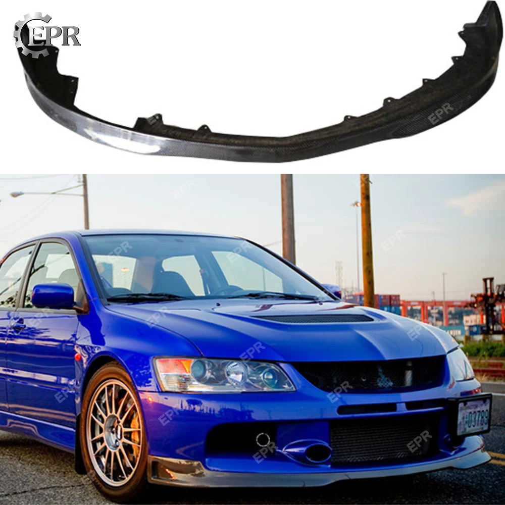 

Carbon Fiber Front Lip For Evolution 9 SE Style Front Lip Body Kit Tuning Trim For VEO9 Racing Part