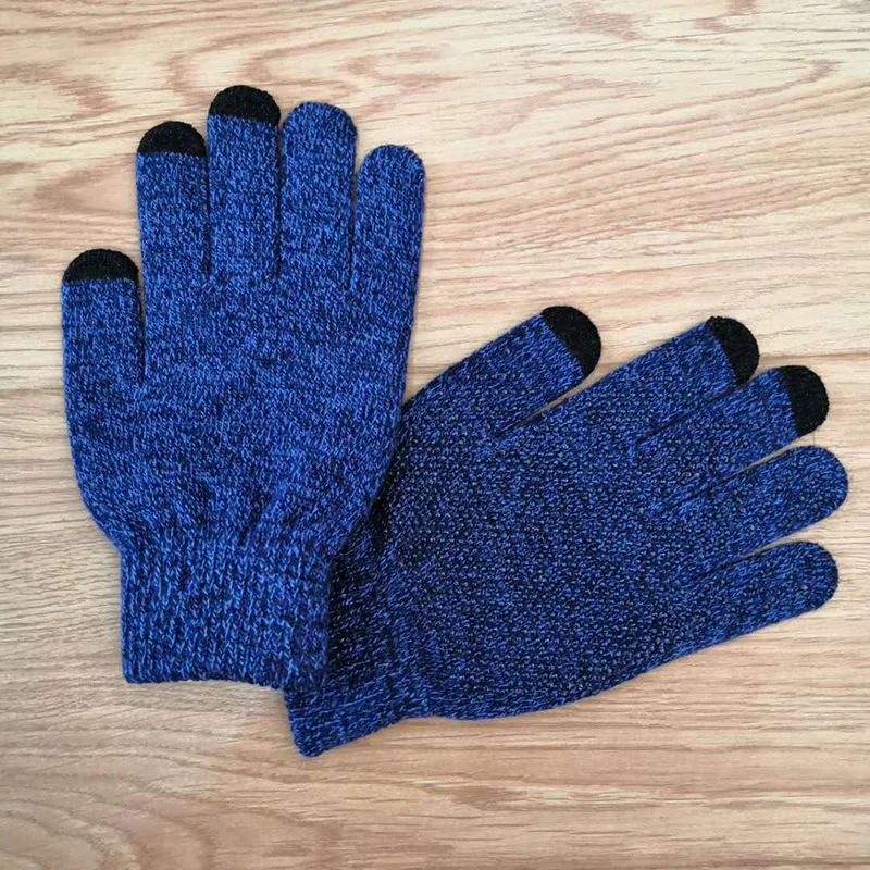 cotton gloves for men Winter Touch Screen Gloves Women Men Warm Skiing Gloves Cashmere Knit Mittens Full Finger Weave Glove Guantes Adult Thick Luvas cold weather work gloves