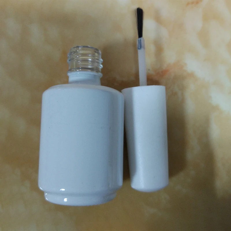 20pcs 15ml Empty Nail Polish Bottle with A Lid Brush Top Coat and Base Coat Containers Empty Cosmetic Containers Nail Gel Bottle