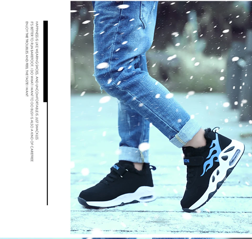 Kids Shoes Boys Casual Children Sneakers For Boys Leather Fashion Sport Kids Sneakers Winter Children Shoes For Boy