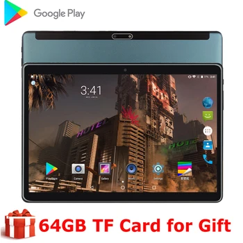 

New System 10 inch Tablet PC 3G Phone Call Android 9.0 OS Tablet WiFi Bluetooth 2GB 32GB Dual SIM Support phablet 10.1 keyboard