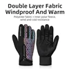 ROCKBROS Winter Bicycle Gloves Touch Screen Thermal Fleece Climbing Skiing Bike Gloves Men Women Windproof Warm Cycling Gloves 3