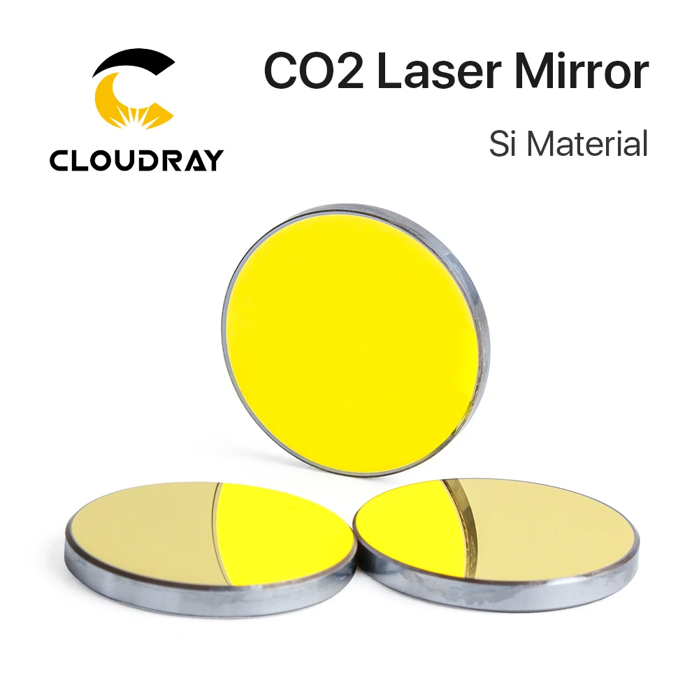 Si CO2 Laser Mirror Dia 38.1mm 1.5" Silicone Reflective Reflector Lens Machine 