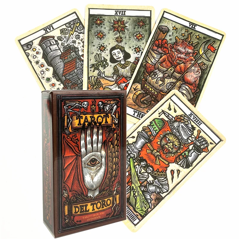 Игра настольная Del Toro Tarot развлекательная игра для гадания с полным руководством