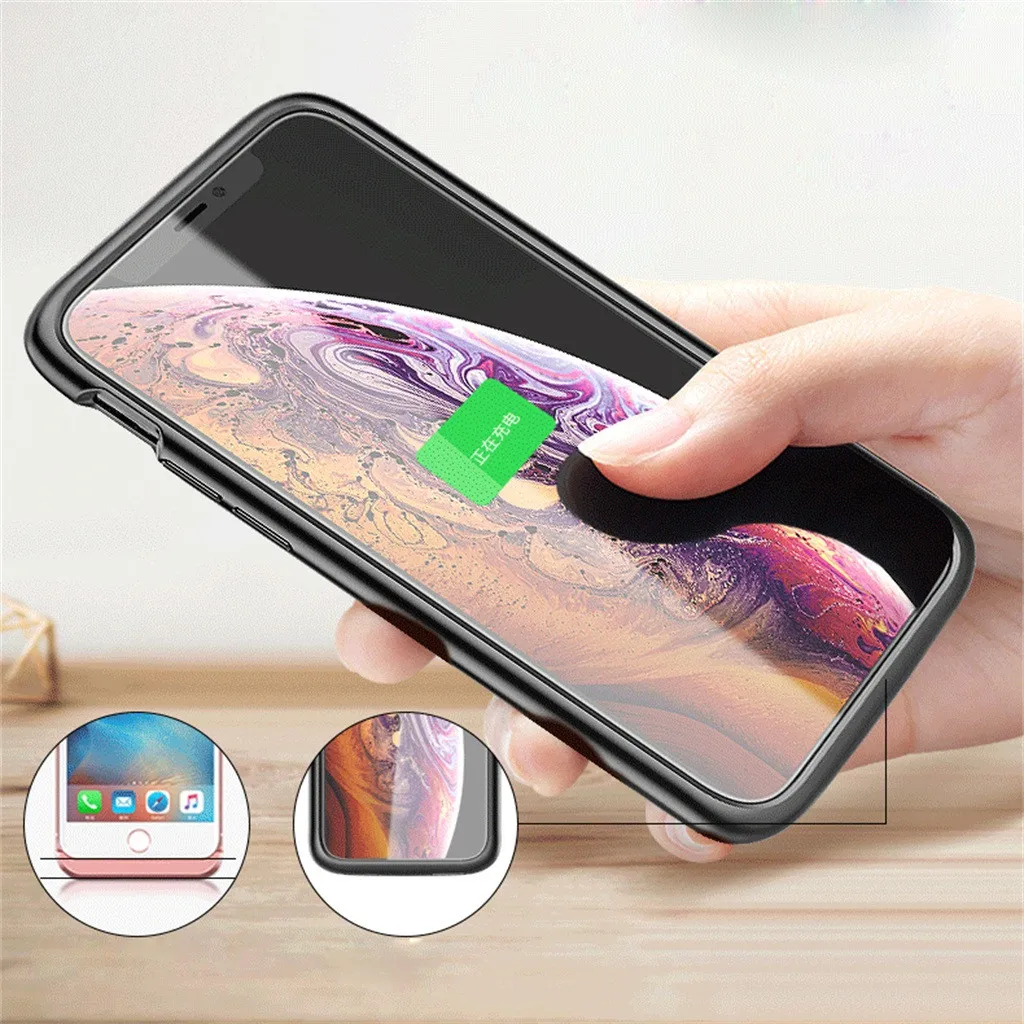 Для iphone 11 6,1 дюймов чехол с 4800 мАч чехол дополнительный аккумулятор телефон зарядка питания чехол для iphone 11 6,1 дюймов FW2