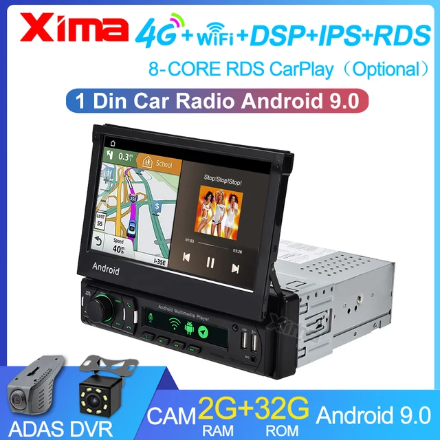 $67.55 1 din Car Radio GPS Android Multimedia Player 1 din Autoradio Rds dvd For Volkswagen Nissan Hyundai Kia Toyota Ford Suzuki HONDA