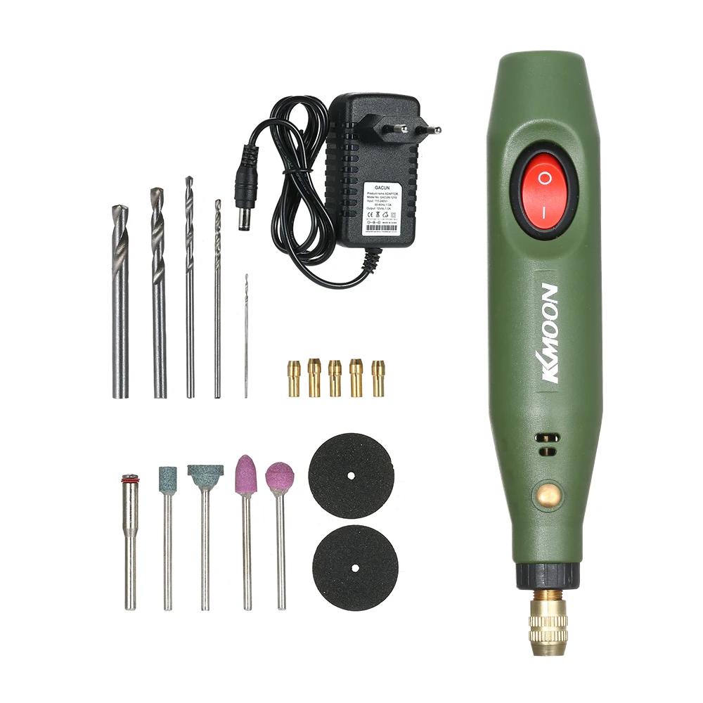 KKmoon DC12V многофункциональный мини-электрический шлифовальный станок набор электрической дрели шлифовальный роторный инструмент набор для фрезерования полировки гравировки