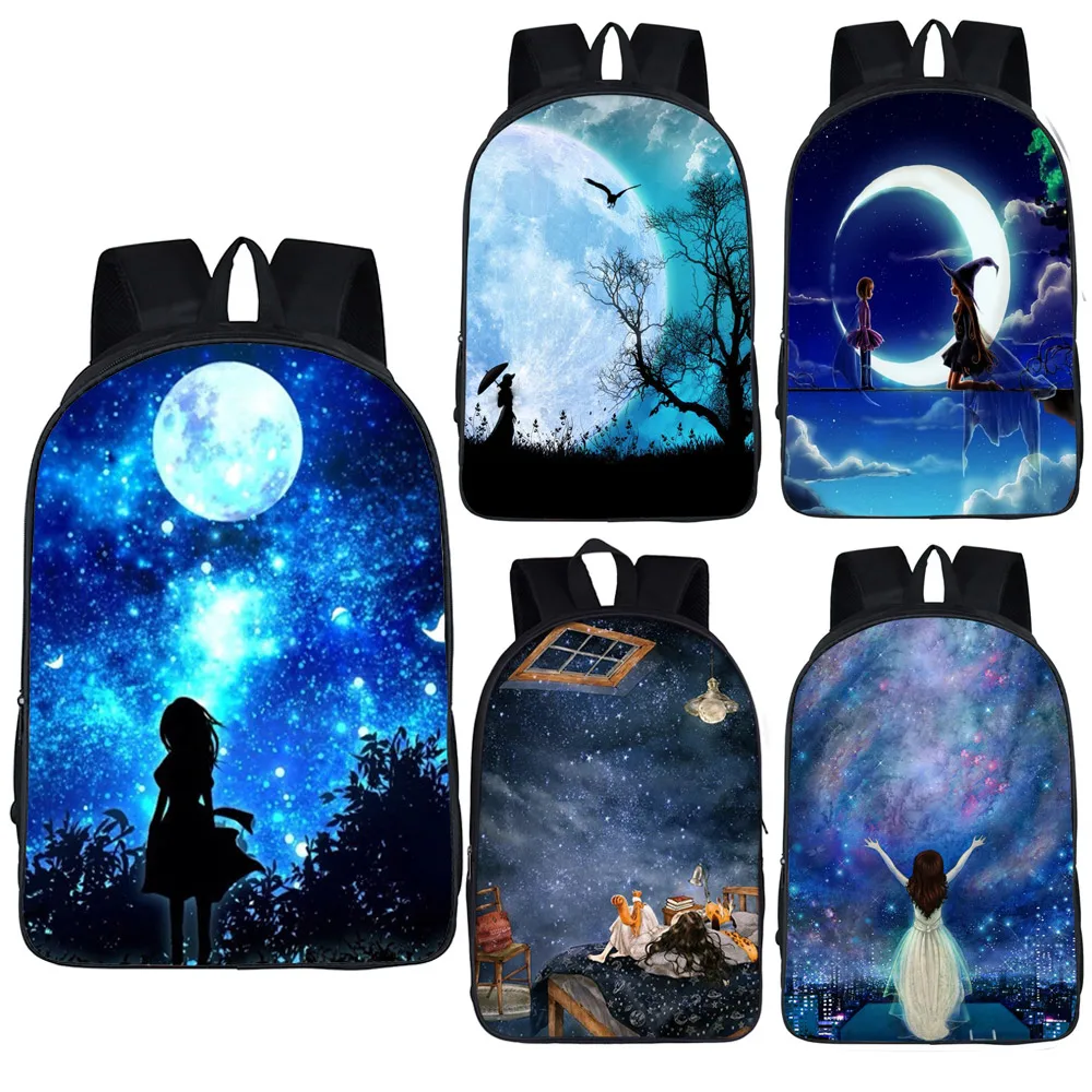 Школьный рюкзак Galaxy / Universe Unicorn для девочек подростков детские школьные сумки