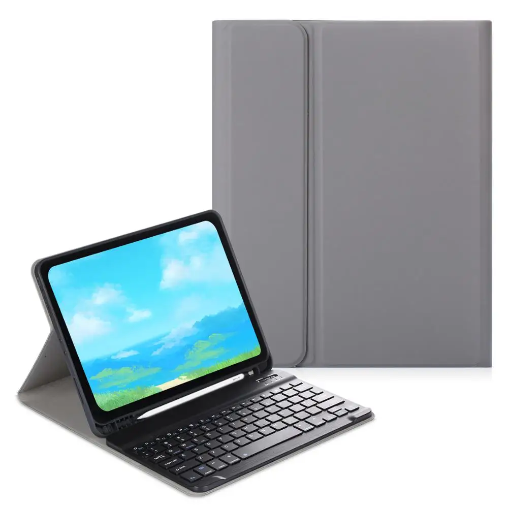 

For iPad Pro 11 Keyboard Case 2018/2020( 2nd Generation), Protective Folio Case Cover with Detachable Wireless Backlit Keyboard