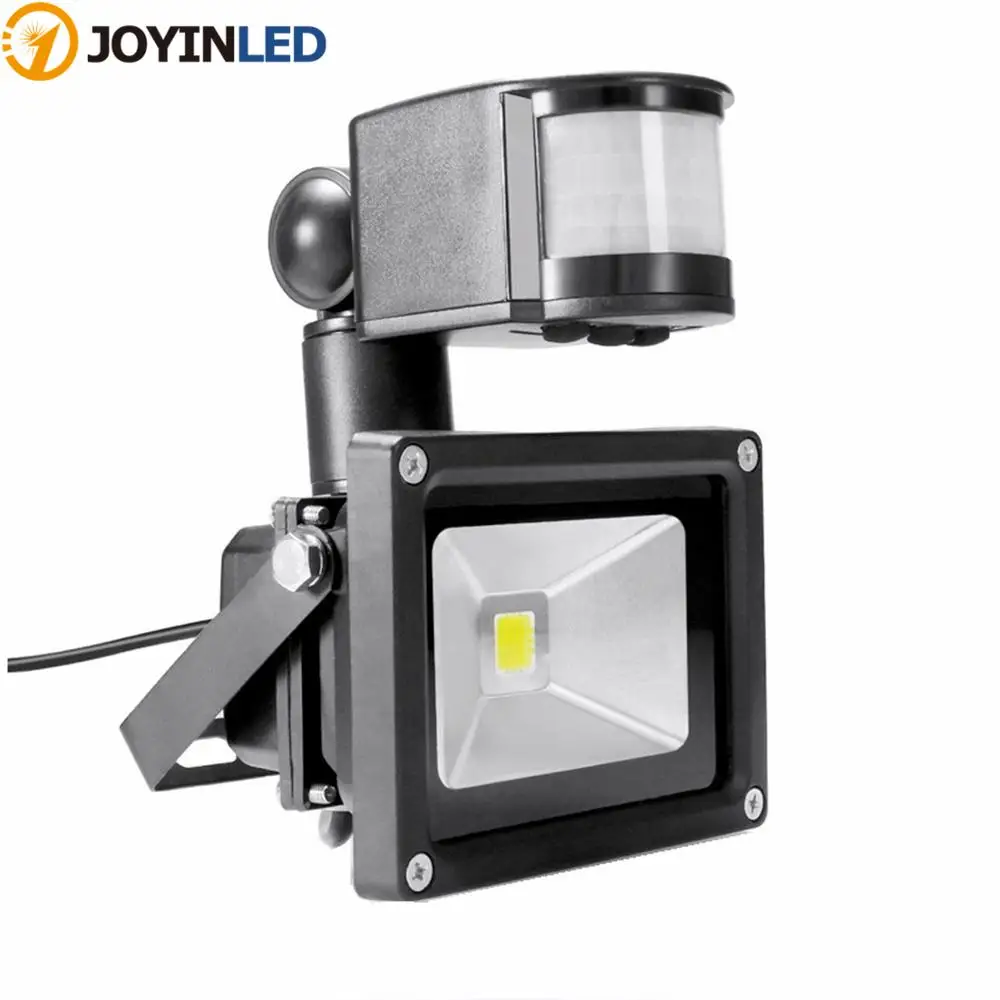 

PIR 10W LED floodlight Ivanowa 12V 24V input spotlight waterproof Solar system garage security Motion Sensor Time adjustable