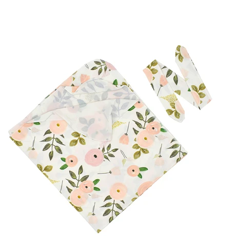 Type 6 For 0-12months Newborn Bunny Ear Bow Tie Hair Band With Baby Sleeping Bag Anti-kick Infant Wrap Sleeping Towel Bag Set Baby Toys - Цвет: Type 6