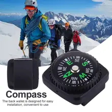 50 шт. компас с зонтиком браслет для выживания 20 мм жидконаполненный ремешок для часов компас пуговица часы ремешок