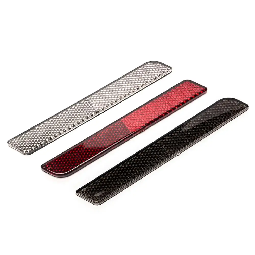 

Motorcycle ABS Saddle Bag Latch Covers Reflector Lamp For Harley FLT FLHT Road King Street Glide Touring Smoke Clear Red