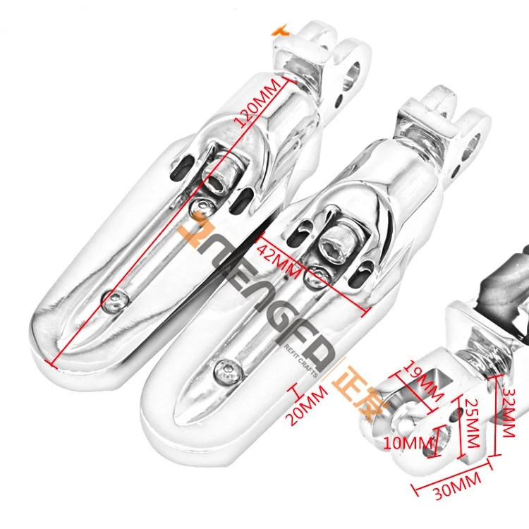 Задние подножки для ног подходит для Triumph Bonneville SE(1996-2001) Triumph Bonneville T100(2002-2013)(097