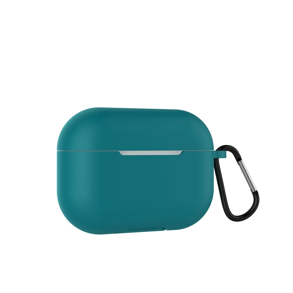 Силиконовый чехол для Airpods Pro, наушники для AirPods 3, чехол, беспроводная Bluetooth гарнитура, чехол, Противоударная сумка для i100000 tws 1: 1 - Цвет: Official Green
