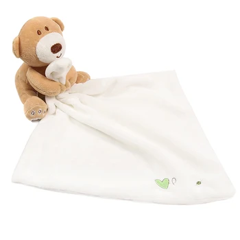 

Children Baby Kids Appease Towel Snuggle Blankie Plush Toy With Bear Soothing Smooth Hot Sales