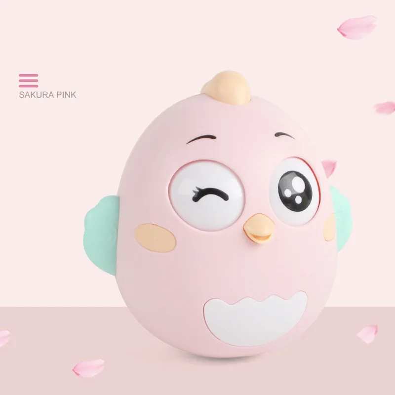 Pink Новорожденный ребенок милые игрушки неваляшки дети звон колокольчики погремушки творческий ребенок прорезыватель для зубов для малышей Ранние развивающие игрушки - Цвет: Pink