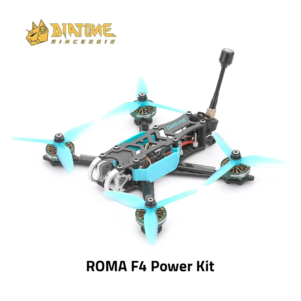Diatone Roma F4 Power Kit 4/6S(No Vista Inside)Mamba Aio F411 35A 2203.5 Versione Ricevitore Msr Motore
