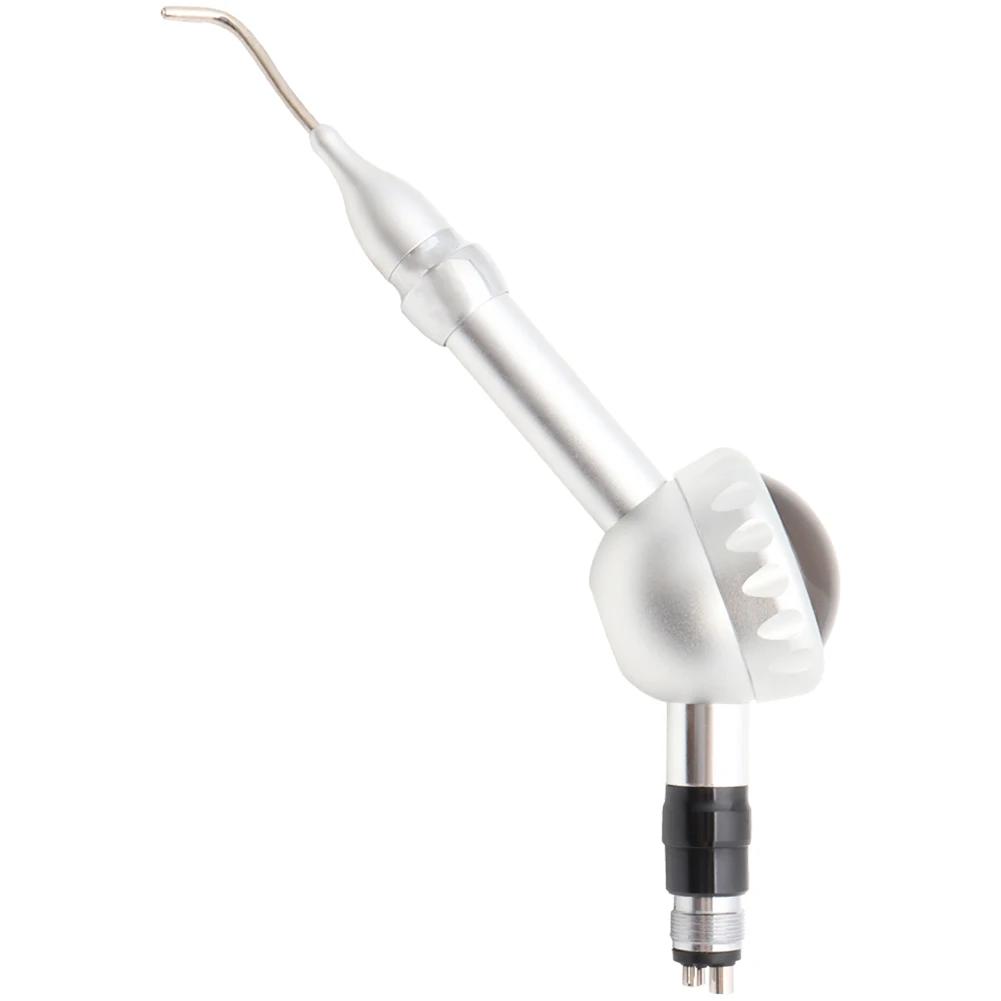 

Стоматологический воздушный полировщик, зубчатый полировщик воздуха профи Midwest, 4 отверстия, Соединительный адаптер M4, металлический, серебристый