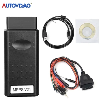 

MPPS V21 OBD2 Car ECU Chip Tuning Tool for EDC15 EDC16 EDC17 Inkl Checksum Lastest Version Mpps 21 ECU Flasher mpps Cable