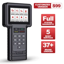 Thinkcar Thinkscan S99 Full System Diagnose Scanner Code Reader DIY Anyone Car obd2 Oil/Brake/SAS/ETS/DPF Reset Diagnostic Tools