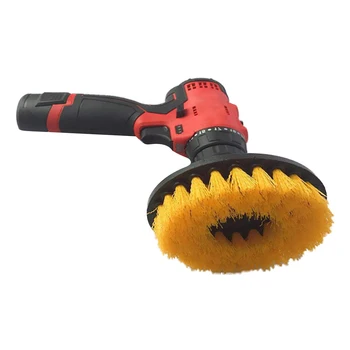 

GISAEV 2pcs/Set Power Scrubber Brush Kit Brush Drill Car Plastic Round Cleaning Brush For Bathroom Tub Shower Tile Rims Washing
