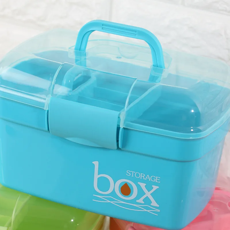Многофункциональный медицинский ящик плаcтиковые горшки аксессуар-контейнер-стиль чемодан универсальный ящик для хранения, маникюр Toolbox