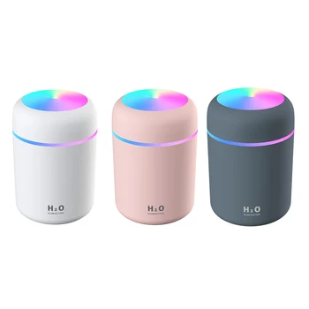 

2 in 1 USB Electric Aromatherapy Oil Diffuser Ultrasonic Air Humidifier Low Noise Mist Maker With Colorful Atmosphere Lights