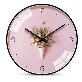 

Europe Silent Wall Clock Living Room Silent Hanging Brief Personality Modern Wall Clocks Home Bedroom Clock Decoration W