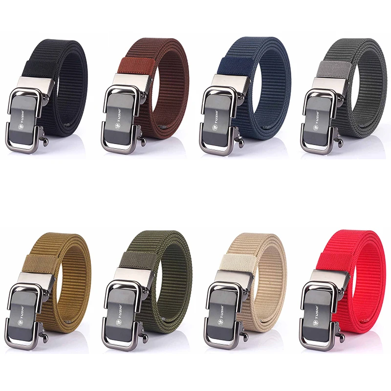 Mens Belt Nylon Belt Tactical Belt Tactical Belts Men's Tactical Belt Advanced Black Automatic Buckle Military Nylon Soft Outdoor Sports Army MDB050