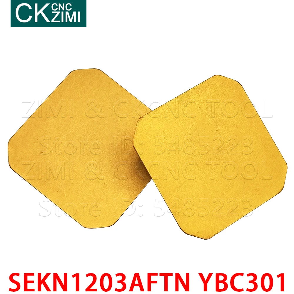 SEKN1203AFTN YBC301 SEKN 1203 AFTN YBC301 carbide inserts milling inserts Tools CNC Indexable Turning Inserts Tools for Steel side milling cutter