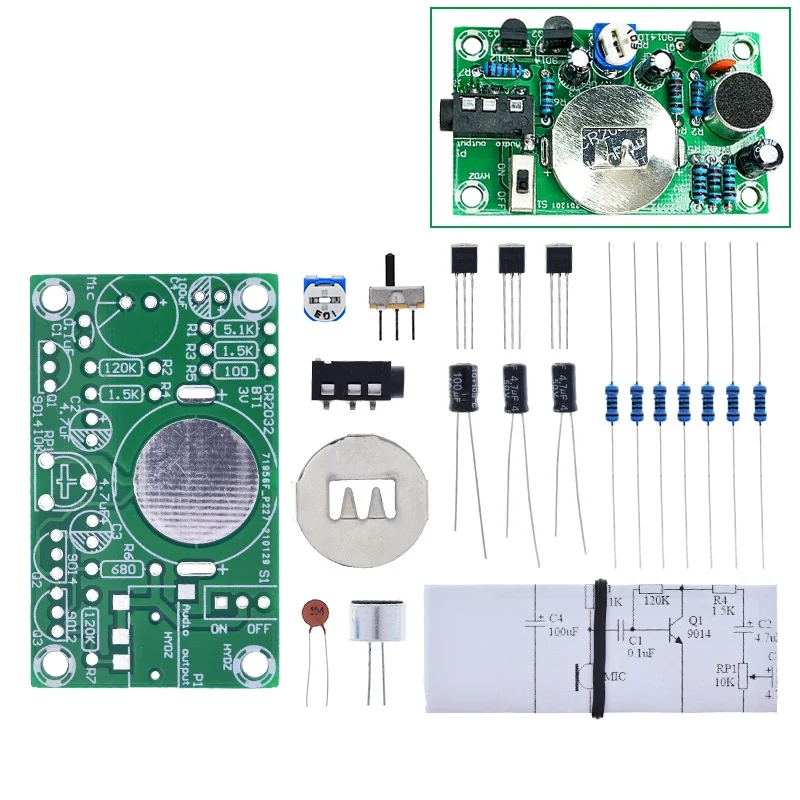 1/3 Stück TZT Hörgeräte-Bausatz Audioverstärker Praktisches Lehr- und Wettbewerbsmaterial Elektronik-DIY – Detail 8