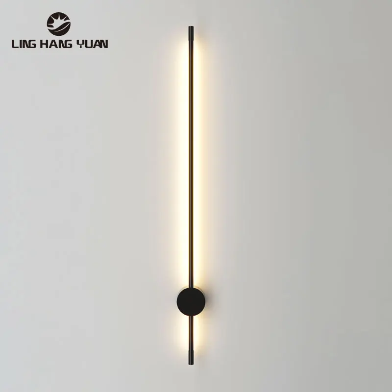 Minimalist Led Wall Lamp Living Room Bedroom Line Wall Light Personality Corridor Aisle Wall Lights Indoor Home Lighting Fixture