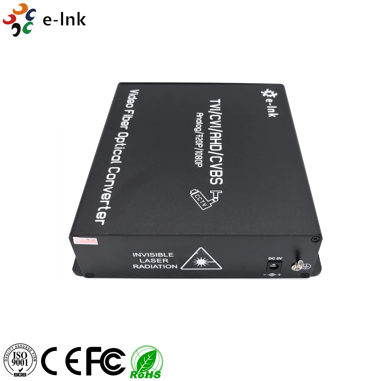 8Ch 720P HD CVI к оптоволоконному трансиверу с RS485 данными для 1MP CVI ptz камеры