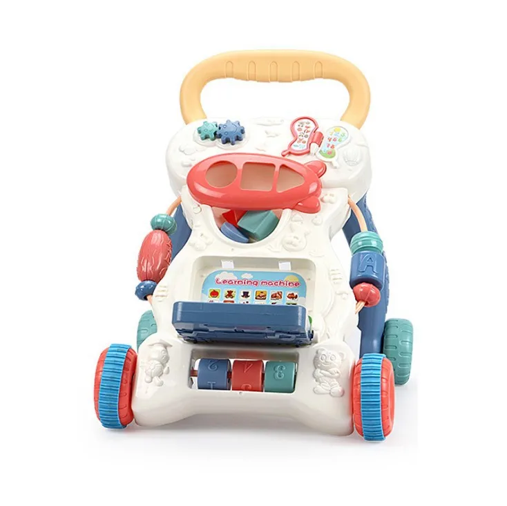 Babylove le многофункциональная детская игрушка-ходунок, ходунок, может набрать вес, анти-падение, четыре колеса, тележка