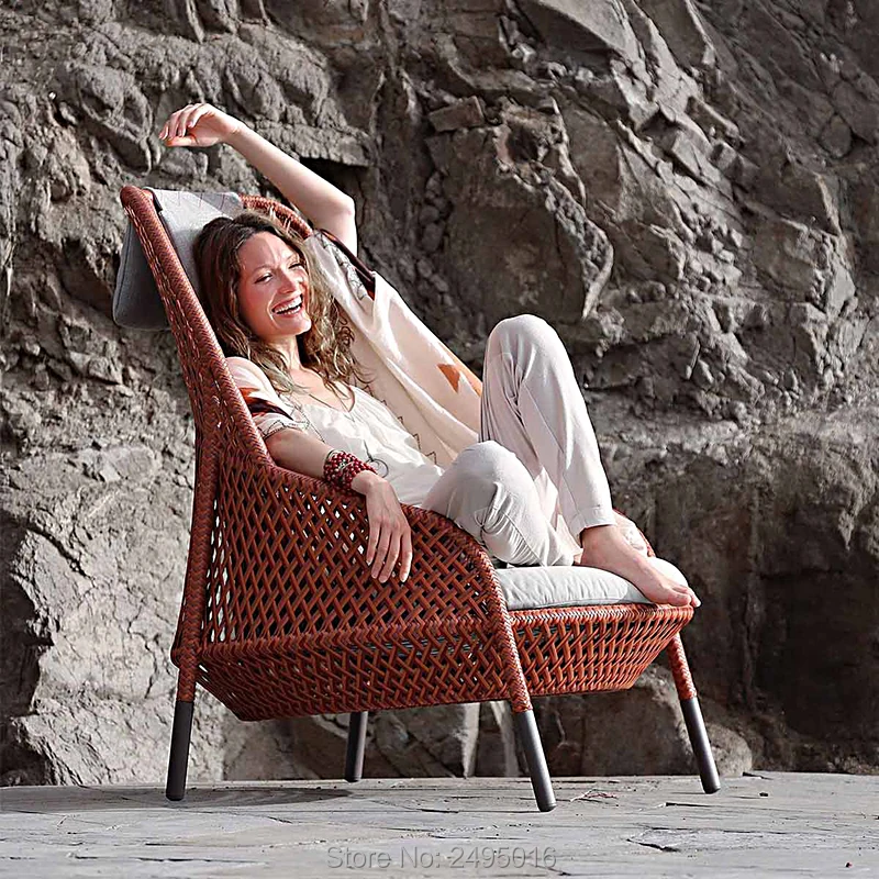 2 шт./компл. стул для отдыха с кофейным столиком и подушками, PE плетеная уличная мебель, патио, Алюминиевый Комплект для сада