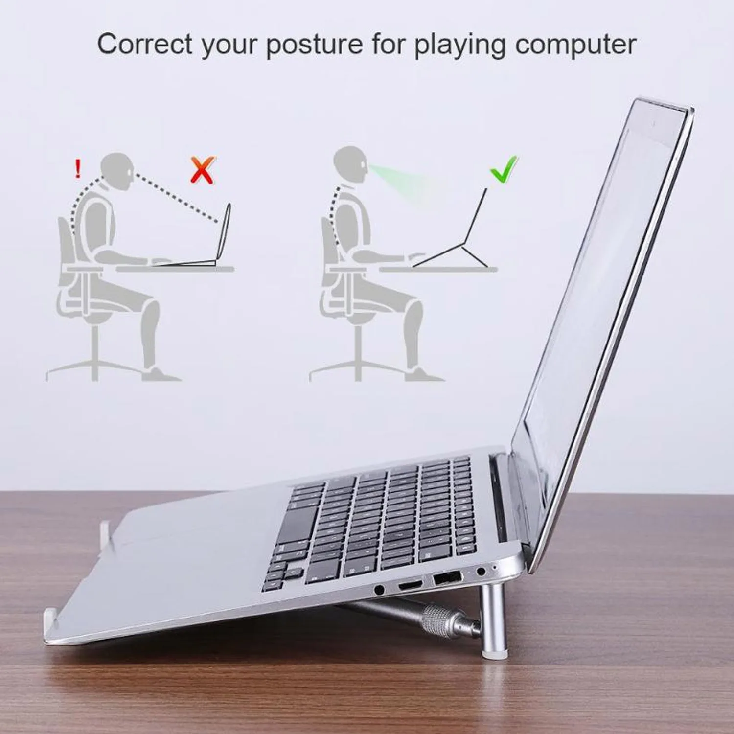 

Beeagd Portable Foldable Adjustable Laptop Tablets Cooling Support Stand Bracket Holder for Apple Macbook Air Pro Accessories