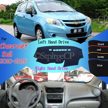 

Protective Pad Carpet Dashboard Cover Pad Sun Shade Dash Board Cover Dashmat for Chevrolet Sail 2010 2011 2012 2013 2014 2015