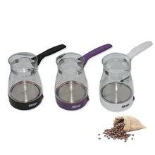 Glass Coffee Machine Turkey Coffee Maker Travel Electrical Coffee Pot Boiled Milk Coffee Kettle for Gift